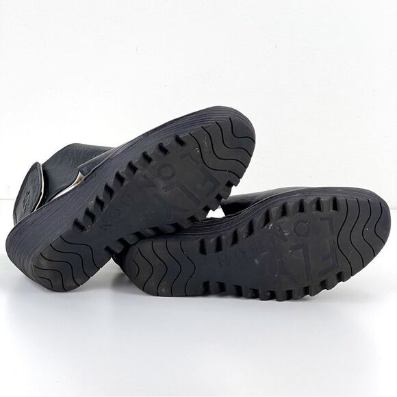 FLY London Peep Toe Wedges - Picture 10 of 12